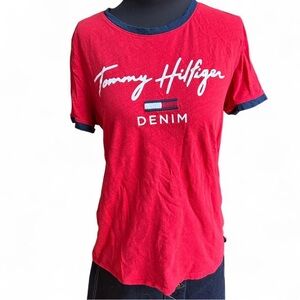 Tommy Hilfiger Red Short Sleeve Tee